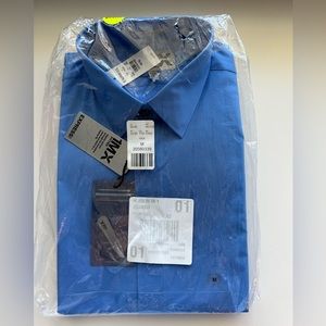 Men’s Express Blue Button Up Dress Shirt